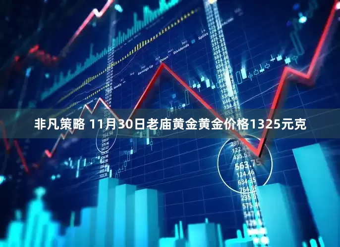 非凡策略 11月30日老庙黄金黄金价格1325元克